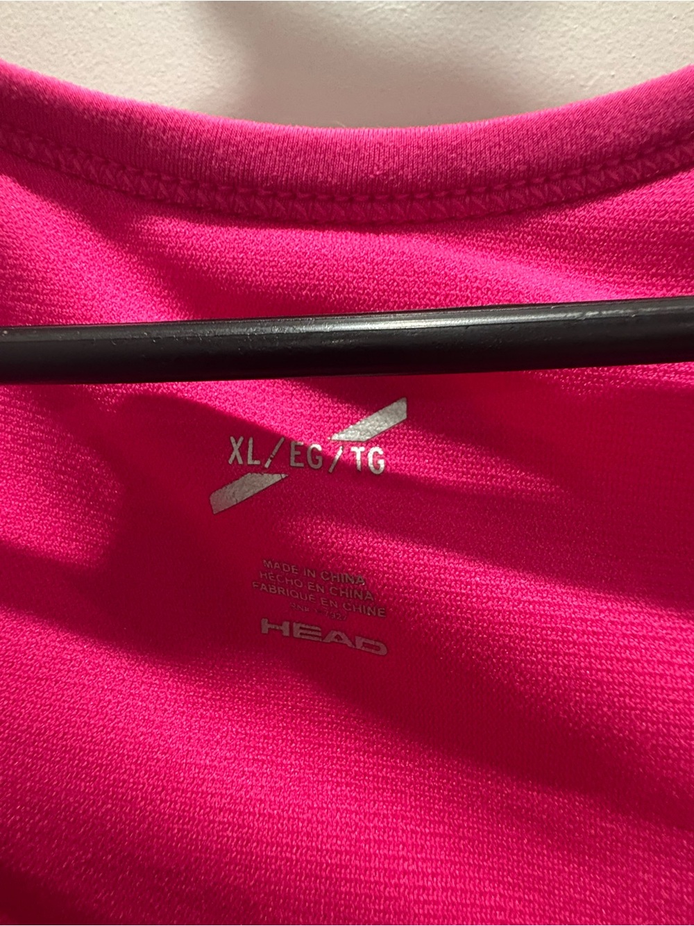 Head Hot Pink Racerback Performance Tank - Picture 2 of 3